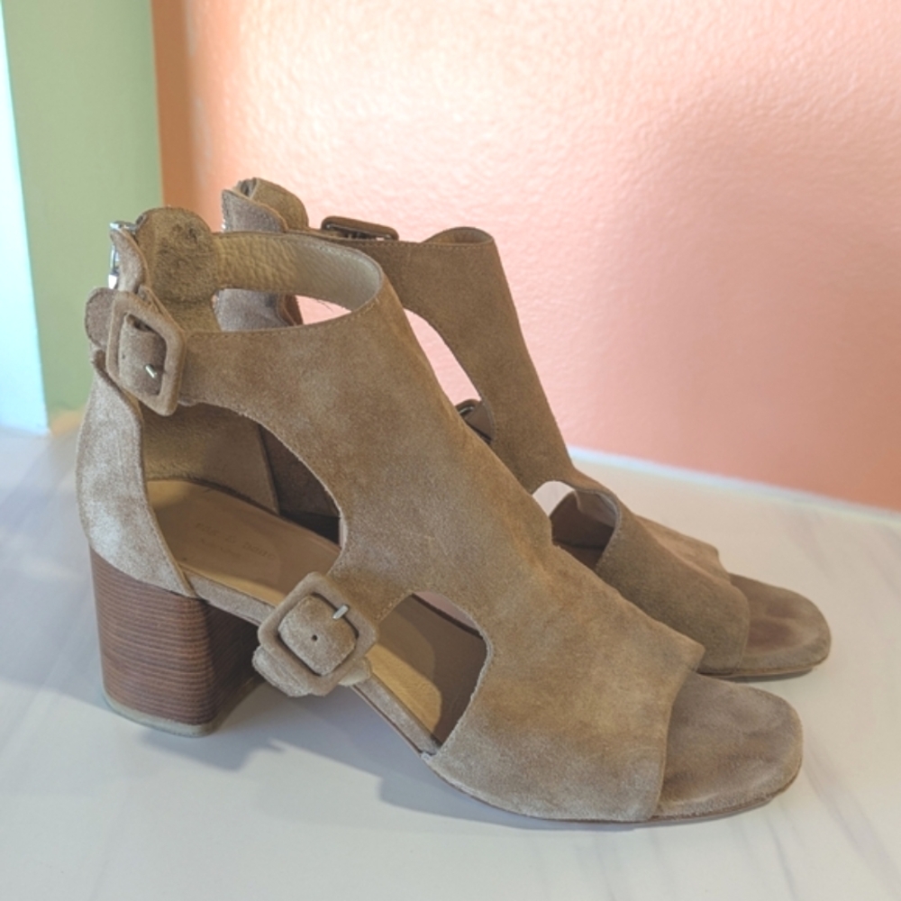 rag & bone Tan Suede Sandals